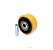 RODA 312 DE PU C/ ROLAMENTO DE ESFERAS - 75X32MM / R 312 PE / RU 312S - Imagem 1