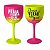 TAÇA DE GIN DEGRADÊ C/2 MAIS PRAIA MAIS GIN - Imagem 1