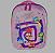 MOCHILA INFANTIL DIVERTIDAMENTE ROLETA AZUL/ROSA - Imagem 1