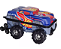 MOCHILA INFANTIL HOT WHEELS RACE MONSTER TRUCKS 3D - Imagem 1