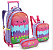 KIT MOCHILA DE RODINHAS COM LANCHEIRA E ESTOJO SLIME SEANITE - Imagem 1