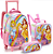 MOCHILA DE RODINHA PRINCESAS MR41460 + ESTOJO E LANCHEIRA - Imagem 1