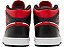 TÊNIS NIKE AIR JORDAN 1 MID WHITE BLACK RED (COMPLETO) - Imagem 4