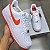TÊNIS NIKE AIR FORCE 1 LOW WHITE "SAFETY ORANGE" (COMPLETO) - Imagem 1