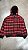MOLETOM SUPREME PLAID WOOL HOODED WORK RED - Imagem 1