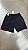 SHORT NIKE SOLO SWOOSH BLACK WHITE - Imagem 3