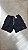 SHORT NIKE SOLO SWOOSH BLACK WHITE - Imagem 1