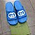 SLIDE GUCCI INTERLOCKING G SUPER BLUE (COMPLETO) - Imagem 2