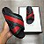SLIDE GUCCI WEB BLACK RUBBER (COMPLETO) - Imagem 1