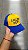 BONÉ GALLERY DEPT. LOGO TRUCKER BLUE YELLOW - Imagem 1