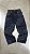 CALÇA SUPREME FLAG DOUBLE KNEE PAINTER BLACK SS26-W5 - Imagem 1