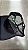 BONÉ AMIRI CORE LOGO TRUCKER BLACK DUSTY BLUE - Imagem 3