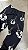 DENIM TEARS CALÇA HARDIES TEARS FIST WREATH OPEN HEM BLACK - Imagem 2