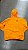 K-WAY X COMME DES GARÇONS JAQUETA PLAY HOODED ORANGE - Imagem 3