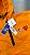 K-WAY X COMME DES GARÇONS JAQUETA PLAY HOODED ORANGE - Imagem 2