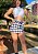 Short Saia Xadrez - Lavinia - Imagem 1