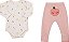 CONJUNTO BODY E CALCA FEMININA BEBE - 2470 - NINI E BAMBINI - Imagem 2