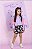 CONJUNTO BLUSA LILAS/ROSA BLN SHORTS ESTAMPA VAQUINHA BAMBOLLINA - Imagem 1