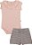 CONJUNTO BODY E SHORT BEBE MENINA - 2386 - NINI E BAMBINI - Imagem 1