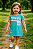 VESTIDO INFANTIL AZUL DREAMS FASHION COM BOLSO EM TELA - Imagem 2