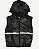 COLETE INFANTIL FEMININO CORTA VENTO PRETO COM FITA AWESOME GIRLS - Imagem 1