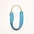 CHOKER TURQUESA RETANGULAR - Imagem 1