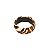 BRACELETE ANIMAL PRINT COURO MARROM E BRANCO - Imagem 1