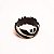 BRACELETE ANIMAL PRINT COURO PRETO E BRANCO - Imagem 2