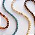 COLAR RESINA BOLINHAS MARROM - Imagem 2