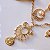 COLAR LONGO TRIPLO PINGENTES DOURADO - Imagem 3