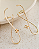 BRINCO EAR CUFF INFINITO FIO DOURADO - Imagem 1