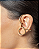BRINCO EAR CUFF TORCIDO ENCAIXE DOURADO - Imagem 2