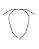 COLAR FIO SEDA PRETO SHAMBALA REGULAVEL PEROLA SHELL - Imagem 2