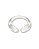 BRACELETE ABERTO RESINA TRANSPARENTE - Imagem 1