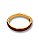 BRACELETE FINO ESMALTADO MARSALA DOURADO - Imagem 1
