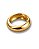 BRACELETE REDONDO LISO DOURADO - Imagem 1