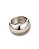 BRACELETE OVAL LARGO LISO PRATEADO - Imagem 1