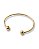 BRACELETE FINO ESFERAS PEQUENAS DOURADO - Imagem 1