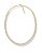 CORRENTE CHOKER PEDRA GOTA 4 GARRAS QUADRADO RIVIERA 5MM BAN. DOURADO - Imagem 1