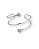 BRACELETE DUPLO ORGÂNICO COM PONTEIRA ZIRCÔNIAS - Imagem 1