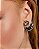 BRINCO EAR JACKET CONCH E ESFERA SEMI JOIA BAN.RODIO - Imagem 2