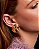 BRINCO EAR JACKET CONCH E ESFERA SEMI JOIA BAN.DOURADO - Imagem 2