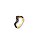 ANEL ORGANICO TRIANGULAR CURVO ZIRCONIA BEGE BAN. 2 TONS TAM. 20 - Imagem 1