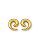 BRINCO ESPIRAL LISA SEMI JOIA BAN. DOURADO - Imagem 1