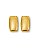 BRINCO RETANGULAR LISO SEMI JOIA BAN. DOURADO - Imagem 1
