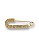 BROCHE ALFINETE CRAVEJADO G - Imagem 2