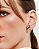 BRINCO EAR HOOK ONDA 2 ZIRCONIAS AMARELO MANTEIGA SEMI JOIA BAN.DOURADO - Imagem 2