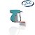 Aplicador de Tag pinos Plasticos Azul Tiffany - Imagem 1