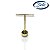 Expositor Brinco Dourado C/Base Dourada  6F (G) - Imagem 1