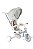 Triciclo Infantil Multifuncional E-lite - Premium Baby Cor Off White E Azul - Imagem 1